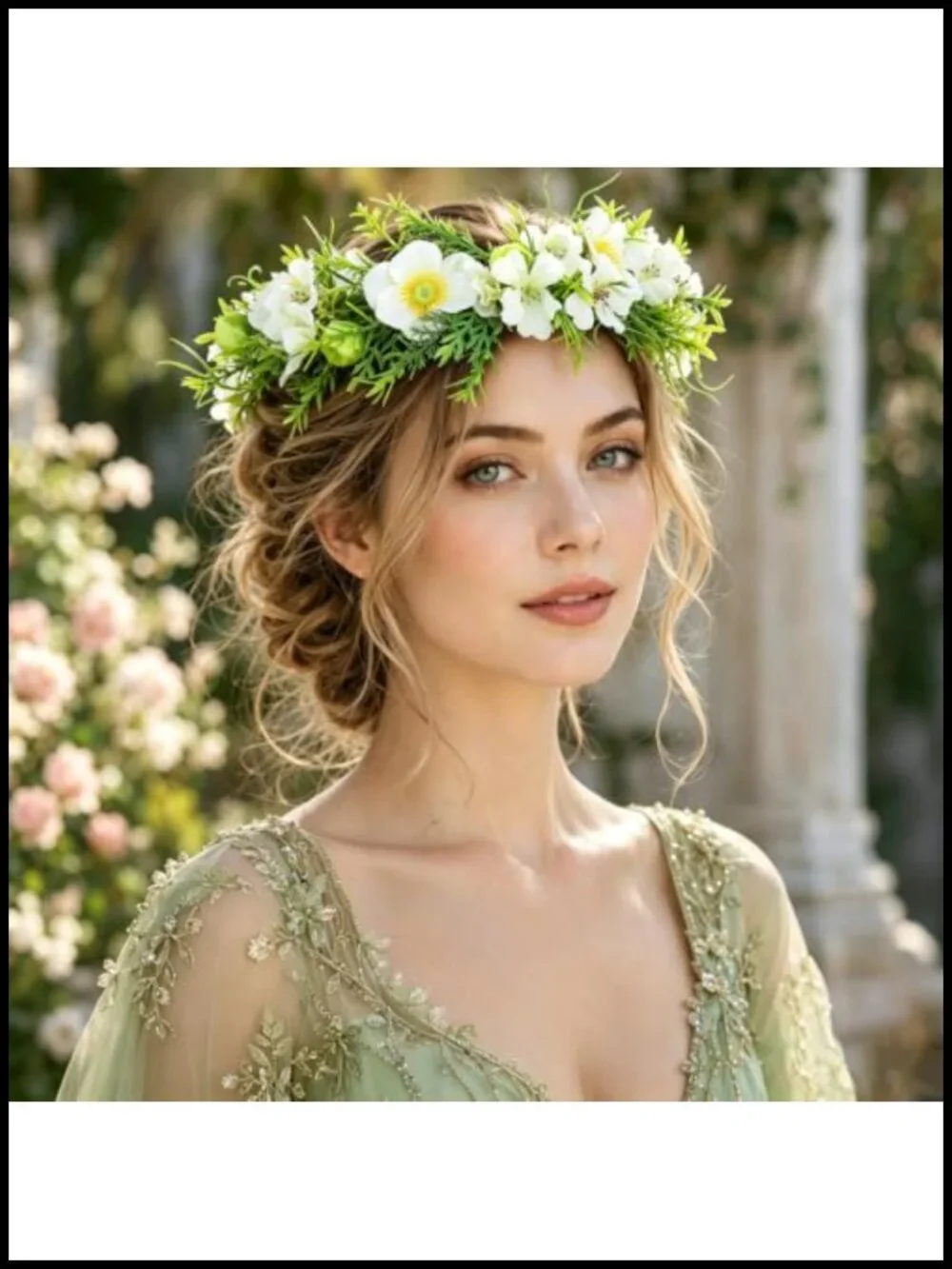 Bohemian Flower Crown Headband, Silk Petals, Party Festival Photo Prop